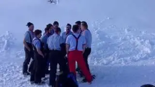 Skiing and Yodelling in Austrian Alps