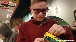 Enchroma Glasses at Hurts Donut Company