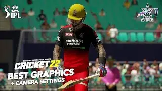 Cricket 22: TV-Style Realistic Gameplay Settings 📺 | Best Graphics & Broadcast Experience!