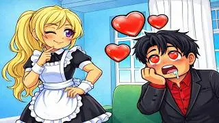 Bad Boy Bandit Fell in Love with a Poor Girl | Berry Avenue RP Story