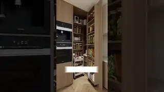 Угол кухни превращается в мини-склад #кухня #хранение #дизайн
