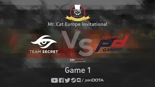 Secret vs ProDota Game 1 - Mr. Cat EU Inv. - @GarethCasts @TrentPax