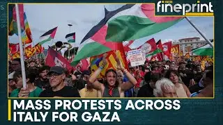 Gaza War: Italy's Roads Blocked, Ports Shut Down, Clashes Erupt In Milan | Fineprint | WION