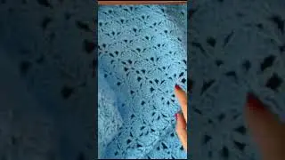 Easy Crochet MINI virus stitch blanket. Crochet in the round. You just have to try this.