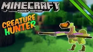 MINECRAFT PE 0.14.0 - CREATURE HUNTER MOD (POCKET EDITION)!!!