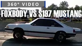 FOXBODY MUSTANG VS S197 MUSTANG - DAILY DRIVER DETROITHOODTV PYOP | 360&deg; Video