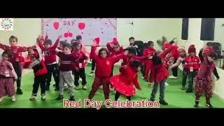 Red Day celebration at Rational Kids Academy School Adityapuram Gwalior 24/12/2025