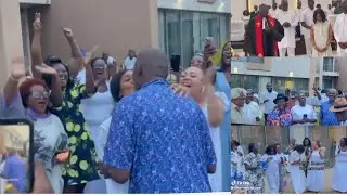 Kennedy Agyapong No1, Adisco Boys stormed Kennedy house to sing for his Wife, it's Beautiful