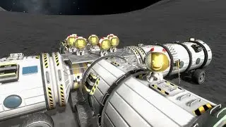 KSP 0.20 - Kerbal Space Exploration #21 - База Мун 1, часть 2