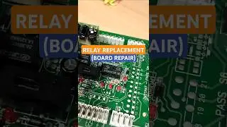 Angel Mir door control PCB repair - relay replacement #righttorepair