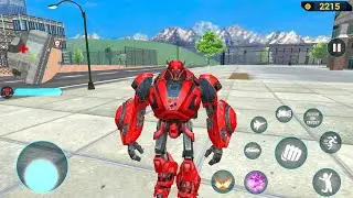 Super Red Megatron New Robot Jet Bike Car Transformation Game 2020 - Android Gameplay