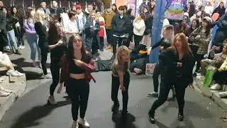 20191108 today hongdae dance team 레드스파크 Red Spark busking 06 - Feel Special _ TWICE