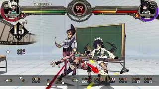 Skullgirls Ms. Fortune 5 meter solo combo
