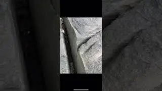Stick fall in crack