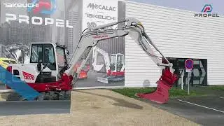 TB 370 Takeuchi - la midi-pelle 7 tonnes sur chenilles