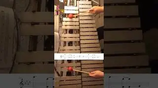 Two Mallet Vibe Piece (with notation) #vibraphone