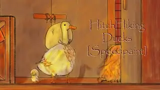 Adventurous Ducks Hitchhiking [Speedpaint Illustration]