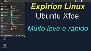 Expirion Linux no pendrive (LiveUSB) distro tradicional muito leve e r&aacute;pida baseada no Ubuntu