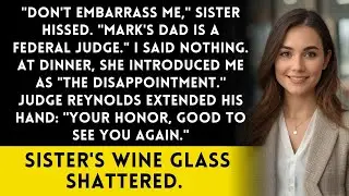 Sister Said 'My Fiancé's Dad Is A Federal Judge' - Until He Recognized Me
