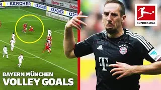 Spectacular Goals 🤩  by Lewandowski, Thiago, Rib&eacute;ry & Co. - Top 10 Volley Goals FC Bayern