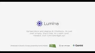 How to Create an AI Chatbot Widget from Your Documents in 5 Minutes | Lumina Tutorial