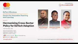 EdTech Mondays | S5 EP36 | Harmonizing Cross-Sector Policy for EdTech Adoption