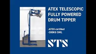 ATEX Fully Telescopic Powered Drum Tipper (STP06-RRH01-Ex)