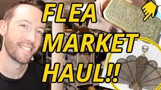Flea Market Finds! Don't Forget the Brass and Copper! Buying Reselling Flipping Online! Haul Video!