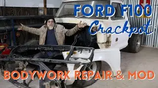 FORD F100 - FRONT BODYWORK REPAIR AND MODIFICATIONS