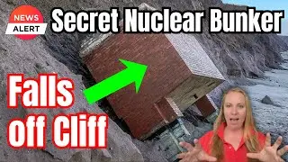 SHOCKING IMAGES ! Tunstall Nuclear Bunker THROWN off Holderness coast Cliff in East Yorkshire, UK