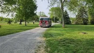 Lot #184 2001 Sutphen Pumper Fire Truck - driving