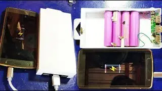 how to make laptop battery to Power Bank charger phone