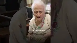 Elderly woman in Lebanon eats less in solidarity with Gaza