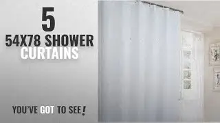 Top 10 54X78 Shower Curtains [2018]: Ufaitheart Shower Stall Extra Long Shower Curtain 54