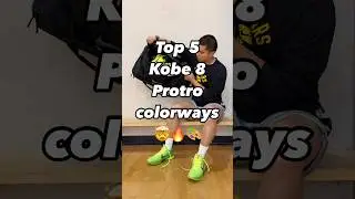 TOP 5 KOBE 8 PROTRO COLORWAYS IN MY COLLECTION! 🤷🔥🎨