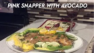 HOW TO MAKE PINK SNAPPER FISH WITH AVOCADO!!