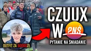 CZUUX w PYTANIE na ŚNIADANIE (OUTFIT za 50k PLN)
