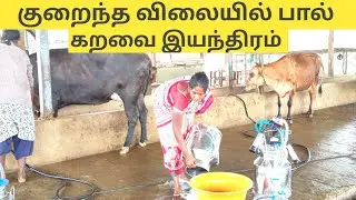 Milking machine sales cheapest rate & use tamil | பால் கறவை எந்திரம் | paal karavai | jp Tamil Tv