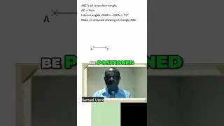 Drawing Angle BAC: Vertex Positioning Explained #shorts