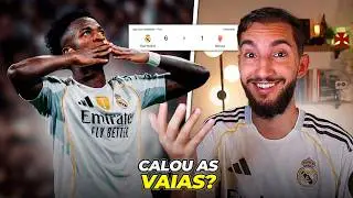 Real Madrid 6 x 1 Mônaco - VINI JR CALOU AS CRÍTICAS?