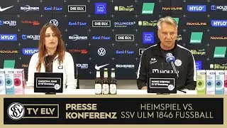 TVELV // Pressekonferenz - SV Elversberg vs. SSV Ulm 1846 Fu&szlig;ball / 22.09.24