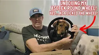 Распаковка обода Asetek SimSports Round Comfort Plus.