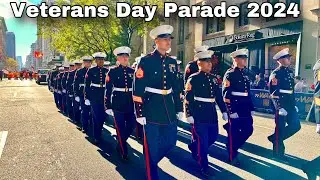 LIVE - New York City 105th Annual Veterans Day Parade 2024