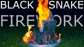 How To Make Pharaoh Snake Fireworks - NightHawkInLight