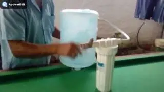 filtrando &aacute;gua em casa