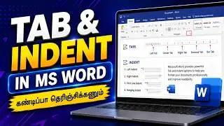 Tabs and indents in MS word in Tamil
