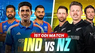 🔴 India vs New Zealand 1st ODI LIVE 😱 | Cricket 26 Realistic Gameplay