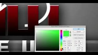 [Photoshop CS5] Rainbow Colored Text