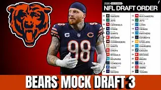 Chicago Bears 2026 Mock Draft 3 - Who Replaces Trapilo?