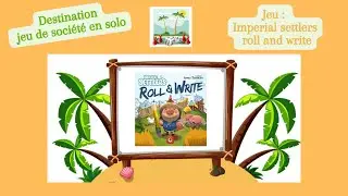 🏕️ Imperial Settlers (roll & write) ♣ jeu de société en solo 🏕️